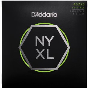D'Addario NYXL45125, Light top/Med. Bottom 045 - 125